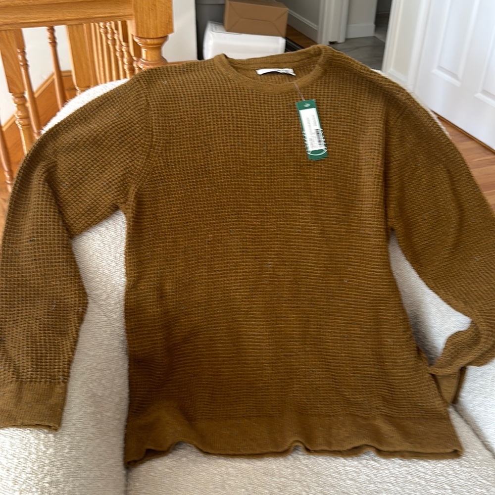 Hawker and Rye Waffle Crew neck sweater, XL